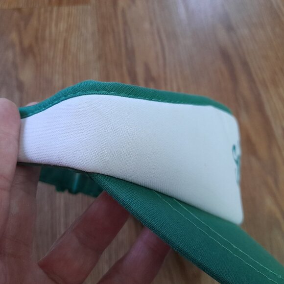 Vintage 80s Preppy Visor Hat "Splitz Cooler" Wine Spritzer - Young An Korea - Picture 13 of 16